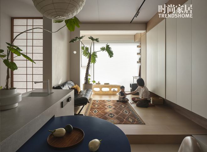 m²全屋打通采光翻倍不要太舒服～AG旗舰厅入口南京夫妻俩的93(图1)